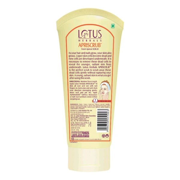 Lotus Herbals Apriscrub Apricot Scrub(100g)