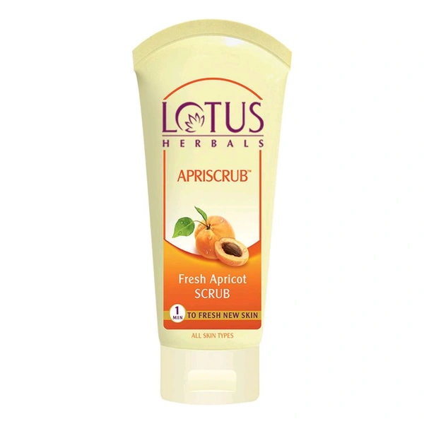 Lotus Herbals Fresh Apricot Scrub 50gm Mini Pack 