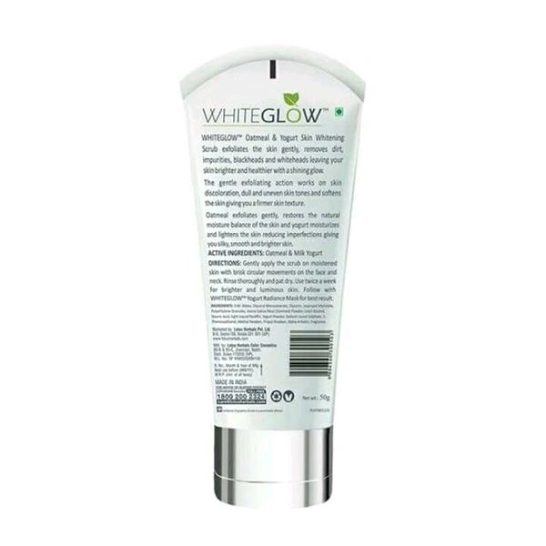 Lotus White Glow Oatmeal & Yogurt Skin Whitening Scrub 100g