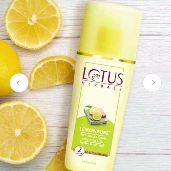 Lotus Herbals Lemonpure, Cleansing Milk, 80ml