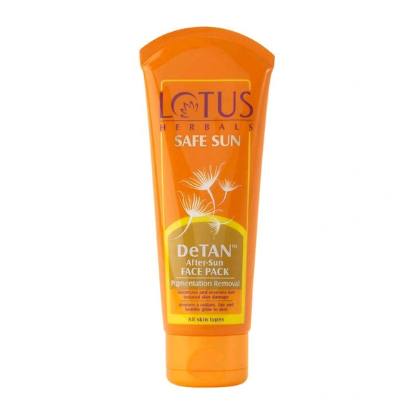 Lotus Herbals Safe Sun Detan After-Sun Face Pack (100g)