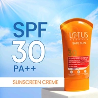 Lotus Herbals Sun Sunscreen Cream PA++ UVA SPF-30 ,100 Gm
