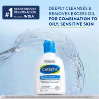 Cetaphil Oily Skin Cleanser for Combination To Oily, Sensitive Skin ,125ml 