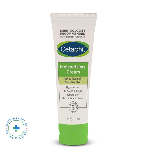 Cetaphil Moisturising Cream for dry to very dry Sensitive skin, 80gm 