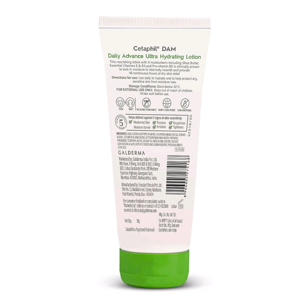 Cetaphil Dam Daily Advance Ultra Hydrating Lotion,30gm 