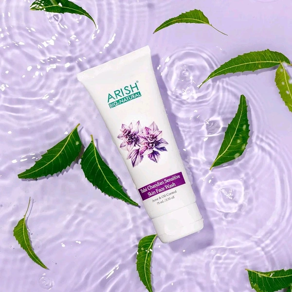 Arish Tulsi Chandan Face Wash for Sensitive Skin 75ml