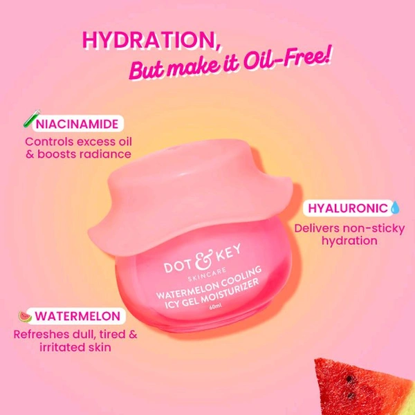 Dot & Key Watermelon Cooling Icy Gel Moisturizer
(60ml)