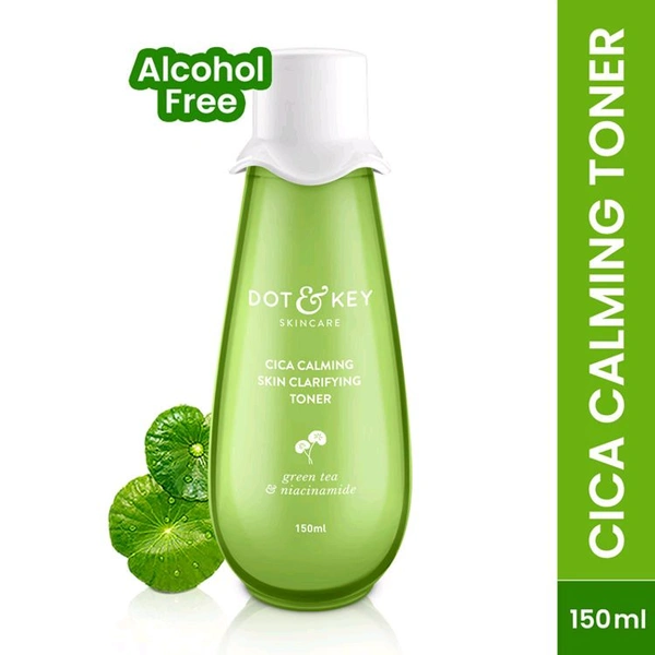 Dot & Key Cica, Green Tea & Niacinamide Calming Skin Clarifying Toner ,150ml 