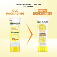 Garnier Skin light Cleansing Bright Complete face wash ,100 g