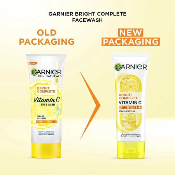Garnier Skin light Cleansing Bright Complete face wash ,100 g