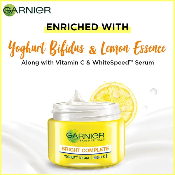 Garnier Bright Complete vitamin c Night Cream, 50g