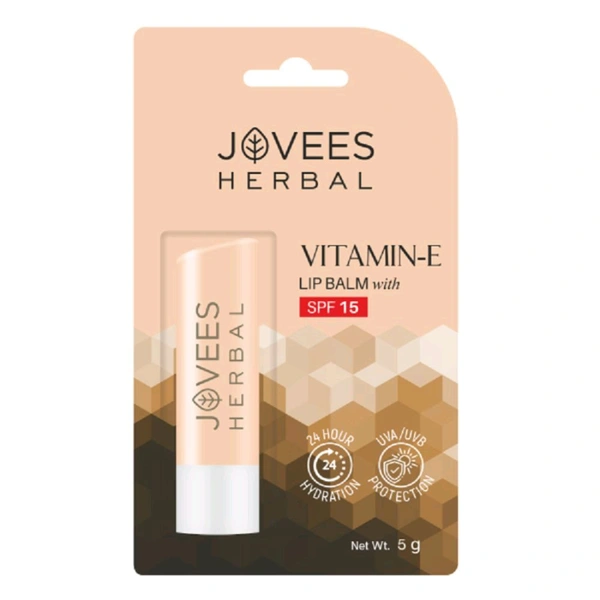 Jovees Herbal Vitamin E Lip Balm With SPF 15 (5 g)