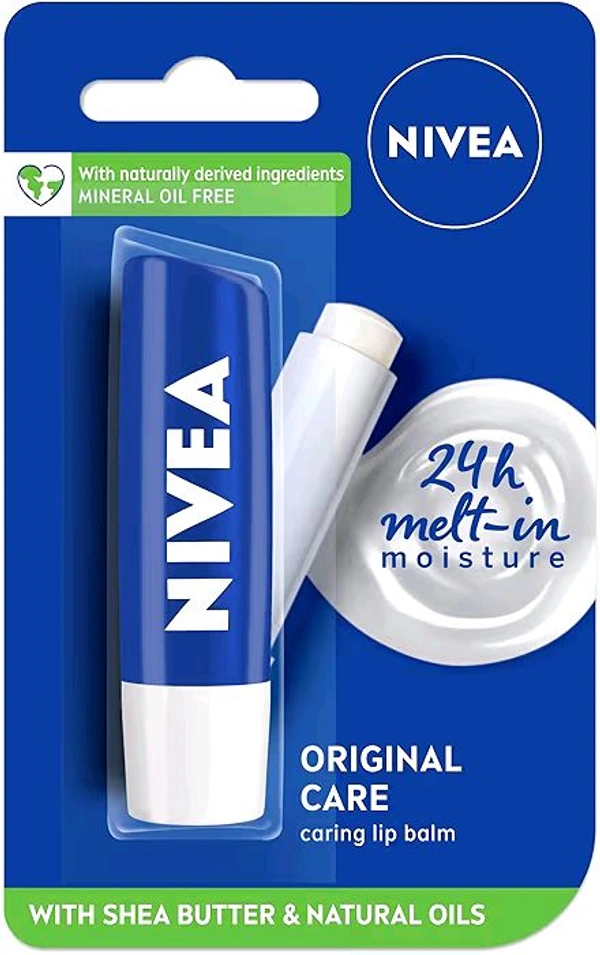 Nivea Original Care Lip Balm with Natural Oils
4.8g