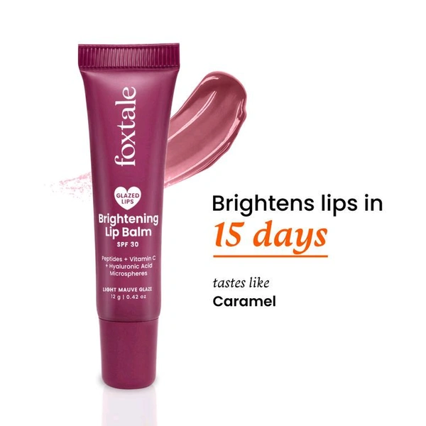 Foxtale Brightening Lip Balm - Light Mauve Glaze (12g)