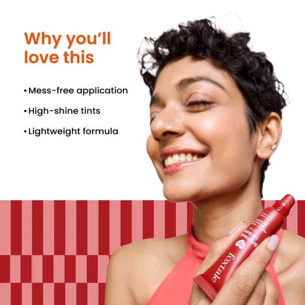 Foxtale Brightening Lip Balm - Ruby Glaze (12g)