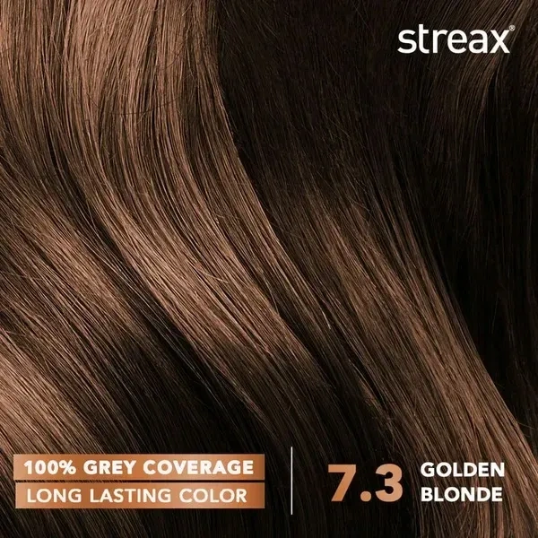 Streax Cream Hair Colour  Golden Blonde, 60ml