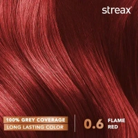 Streax Cream Hair Colour 0.6 Flam Red 50ml