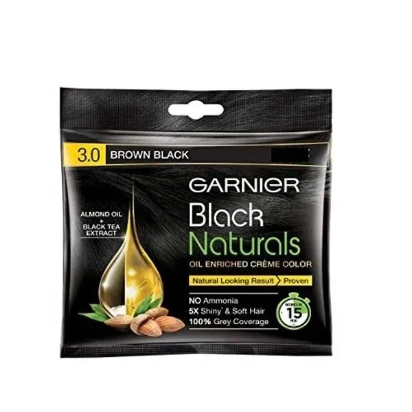 garnier Natural Color Pouch 3;0 No Brown Black pouch 