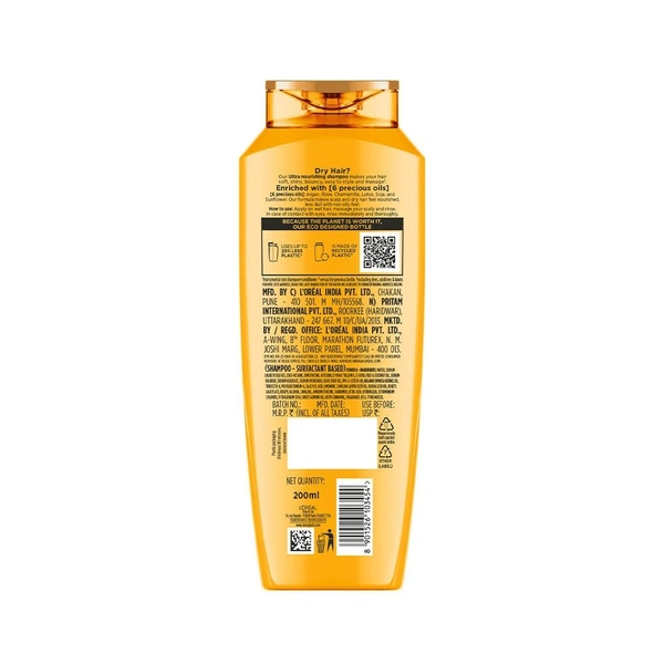 Loreal Paris Extraordinary Oil Nourishing Shampoo  (180ml)
