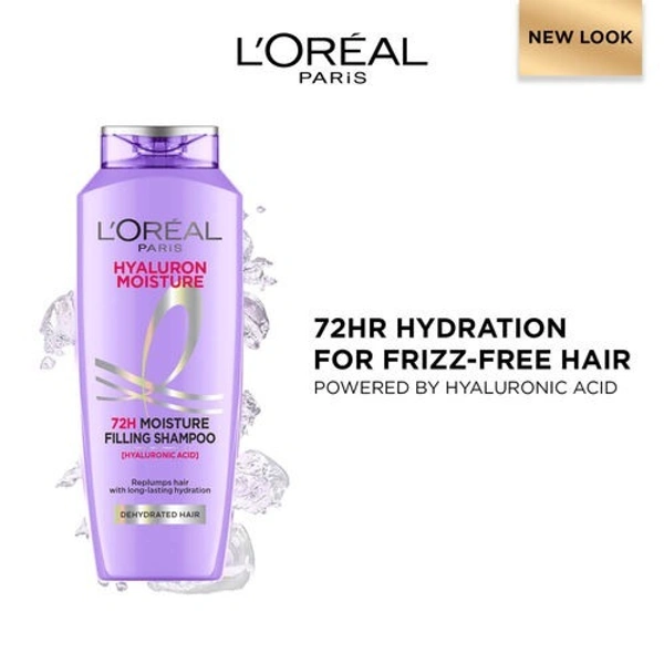 Loreal Paris Hyaluron Moisture Anti-frizz Shampoo ,340ml 