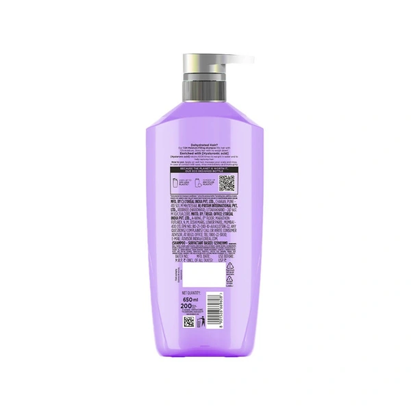 Loreal Paris Hyaluron Moisture Anti-frizz Shampoo ,650 ml 