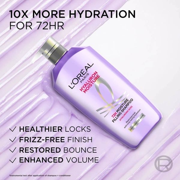 Loreal Paris Hyaluron Moisture Anti-frizz Shampoo ,650 ml 