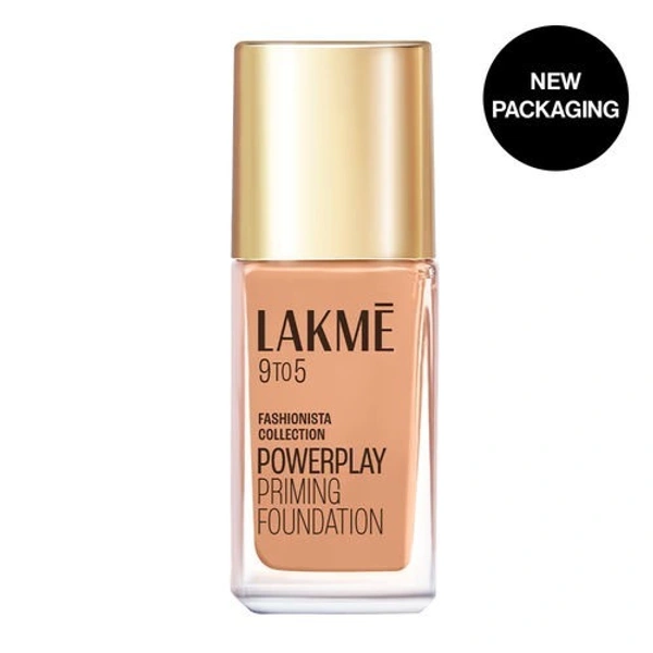 Lakme 9 To 5 Powerplay Priming Foundation ,{N260 Neutral Honey} 25 gm 