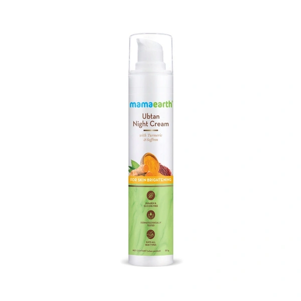 Mamaearth Ubtan Night Cream ,50gm