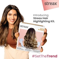 Streax Hair Colour Highlighting Kit - Soft Blonde (75g)