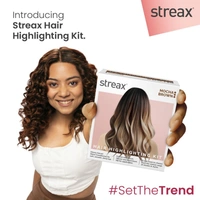 Streax Mini Hair Colour Highlight Kit - Mocha Brown (45ml)