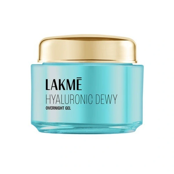 Lakme Hyaluronic Dewy Overnight Gel  50 gm 