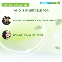 Mamaearth Ubtan Scrub For Face With Turmeric & Walnut ,100gm