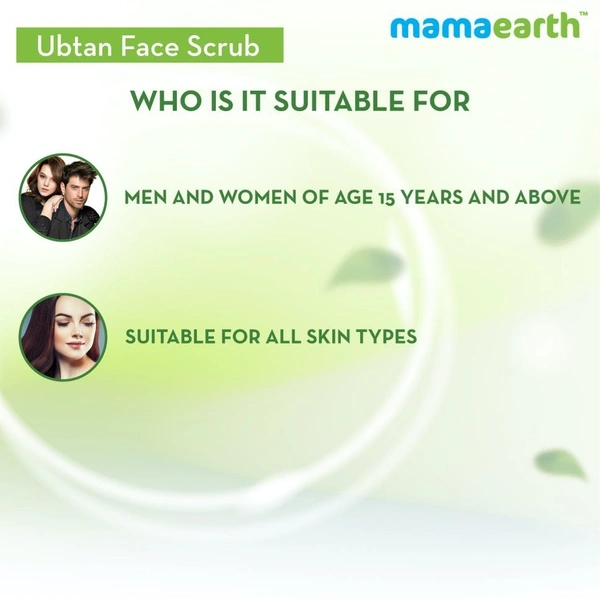 Mamaearth Ubtan Scrub For Face With Turmeric & Walnut ,100gm