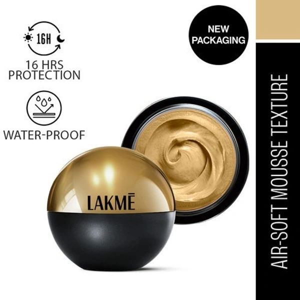 Lakme Xtraordin-Airy Mattereal Mousse Foundation ,01 Classic Ivory (25g)