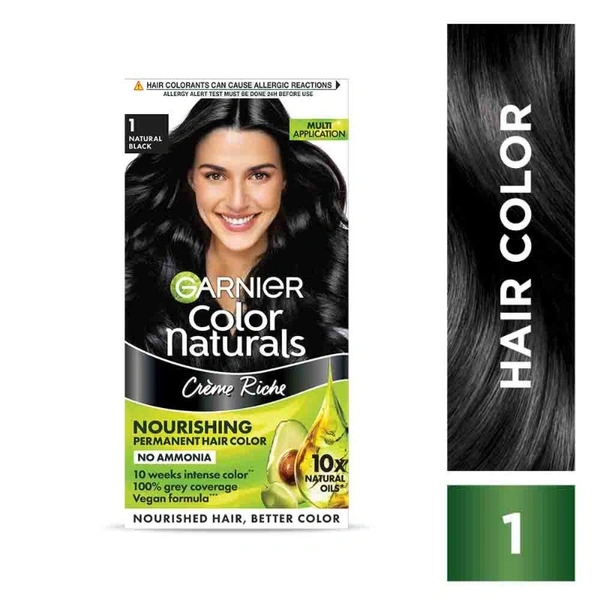 Garnier Color Naturals Creme ; Natural Black 01 30ml small pack 