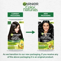 Garnier Hair Colouring Creme Shade: 1 Natural Black (70ml+60g)
