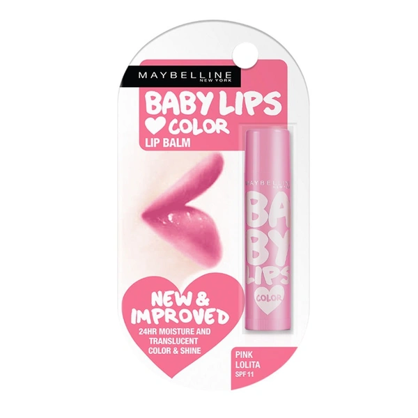 Maybelline New York Baby Lips Color Lip Balm - Pink Lolita (4gm)