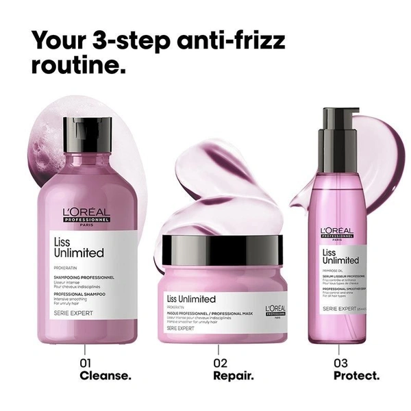 Loreal Professionnel Liss Unlimited Leave-In Hair Serum ,125 ml 