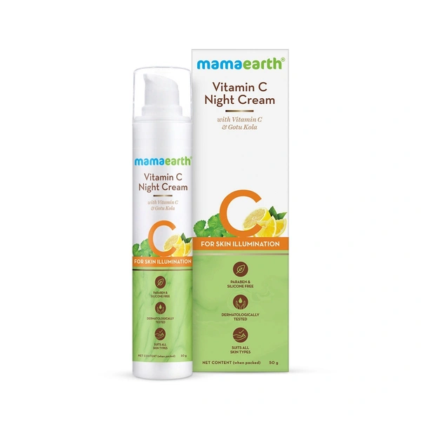 Mamaearth Vitamin C Night Cream ,50gm