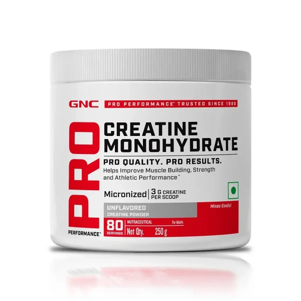 GNC Pro Performance Creatine Monohydrate , 250 Gms - Unflavoured