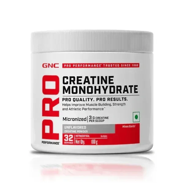 GNC Pro Performance Creatine Monohydrate , 100 Gms - Unflavoured