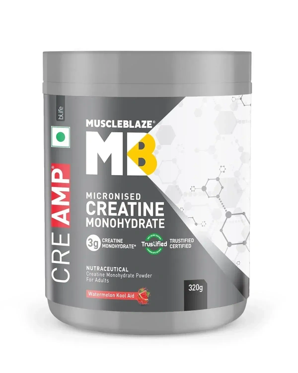 MuscleBlaze Creatine Monohydrate CreAMP - 80 Servings - Watermelon Kool Aid