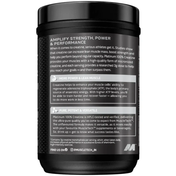 MuscleTech Creatine Monohydrate - 100 Gm - Unflavoured