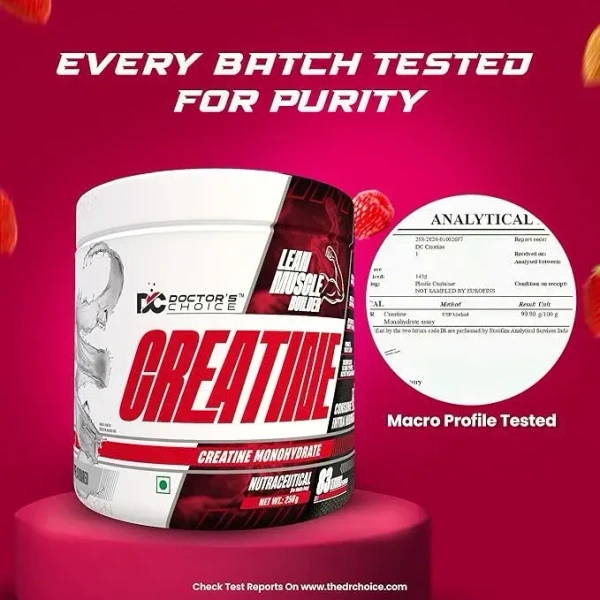 Doctor's Choice Creatine Monohydrate 250 Gm - Cola Candy
