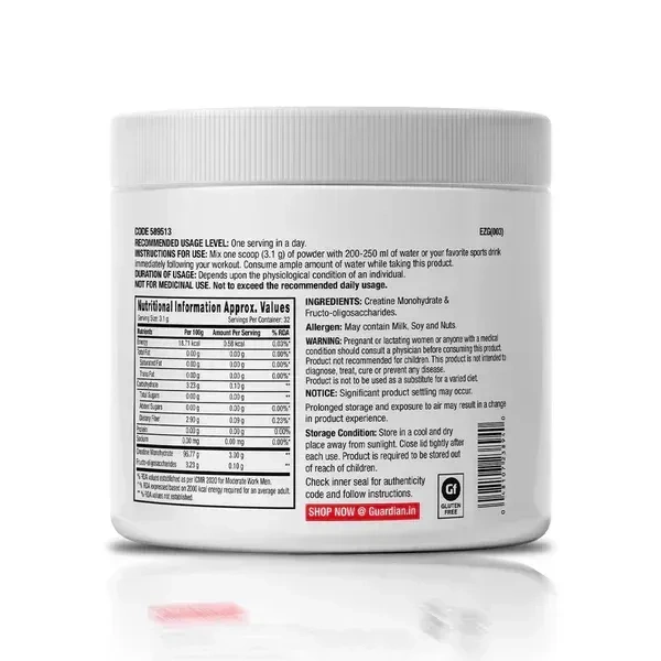 GNC Pro Performance Creatine Monohydrate , 100 Gms - Unflavoured