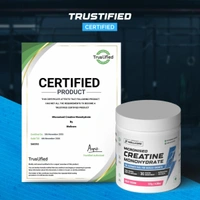 Wellcore Pure Micronised Creatine Powder For Enhanced Muscle Strength With Rapid Absorption | Creatine Monohydrate | Wellcore Creatine Flavoured - 33 Servings, Fruit Fusion, 122gm