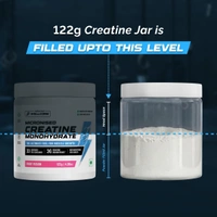 Wellcore Pure Micronised Creatine Powder For Enhanced Muscle Strength With Rapid Absorption | Creatine Monohydrate | Wellcore Creatine Flavoured - 33 Servings, Fruit Fusion, 122gm