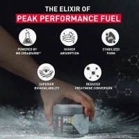 MuscleBlaze Creatine Monohydrate CreAMP - 80 Servings - Unflavoured