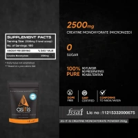 AS-IT-IS Nutrition Pure Creatine Monohydrate 250 Gms - Unflavoured