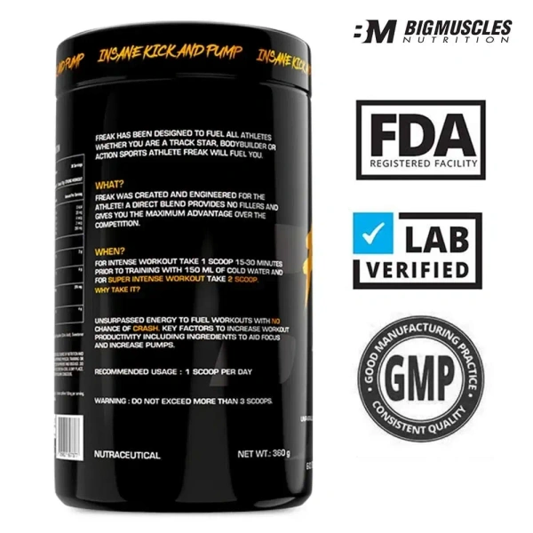 Big muscles Nutrition Karnage Pre-workout, 60 Servings - Tropical Cyclone